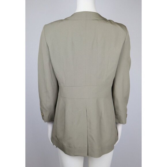 DKNY - WOMEN'S BEIGE BLAZER SUIT JACKET - SIZE 6 - Picture 8 of 9